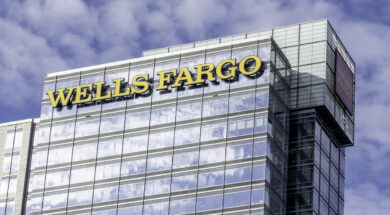 Wells Fargo office building in Atlanta, Georgia, USA.