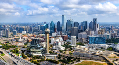 Dallas Skyline Aerial