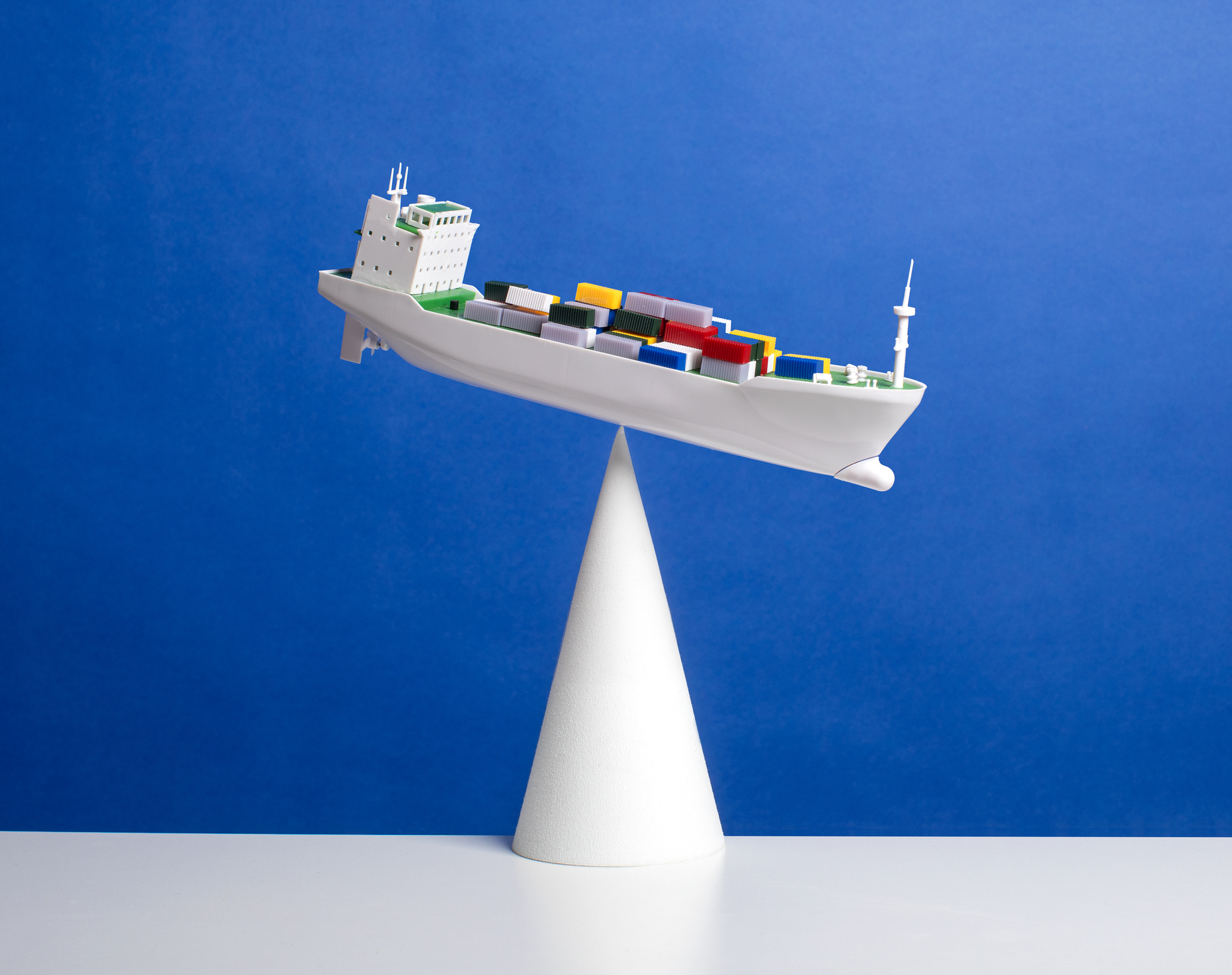 International trade uncertainty / Container ship
