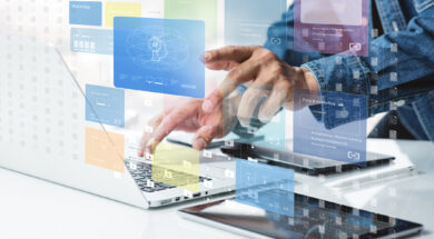 Software backend management and development technology for start new business.Data learning