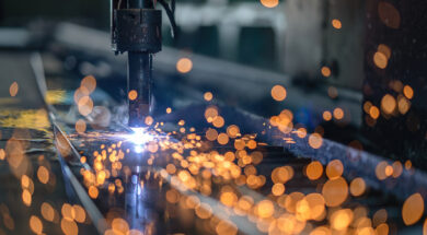 Computer Numerical Control for cutting and weld steel structure at industrial manufacturer.