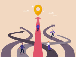 Right Business Way Concept.