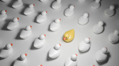 The unique chosen rubber duck
